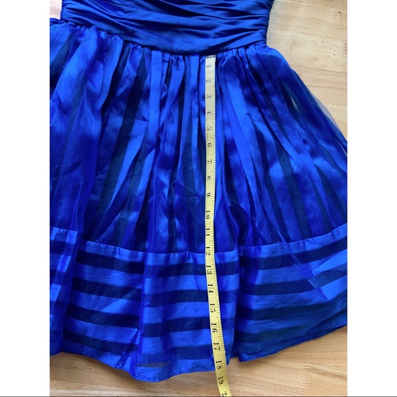 Betsey Johnson Strapless Dress in Cobalt Blue 4 - Picture 10 of 10